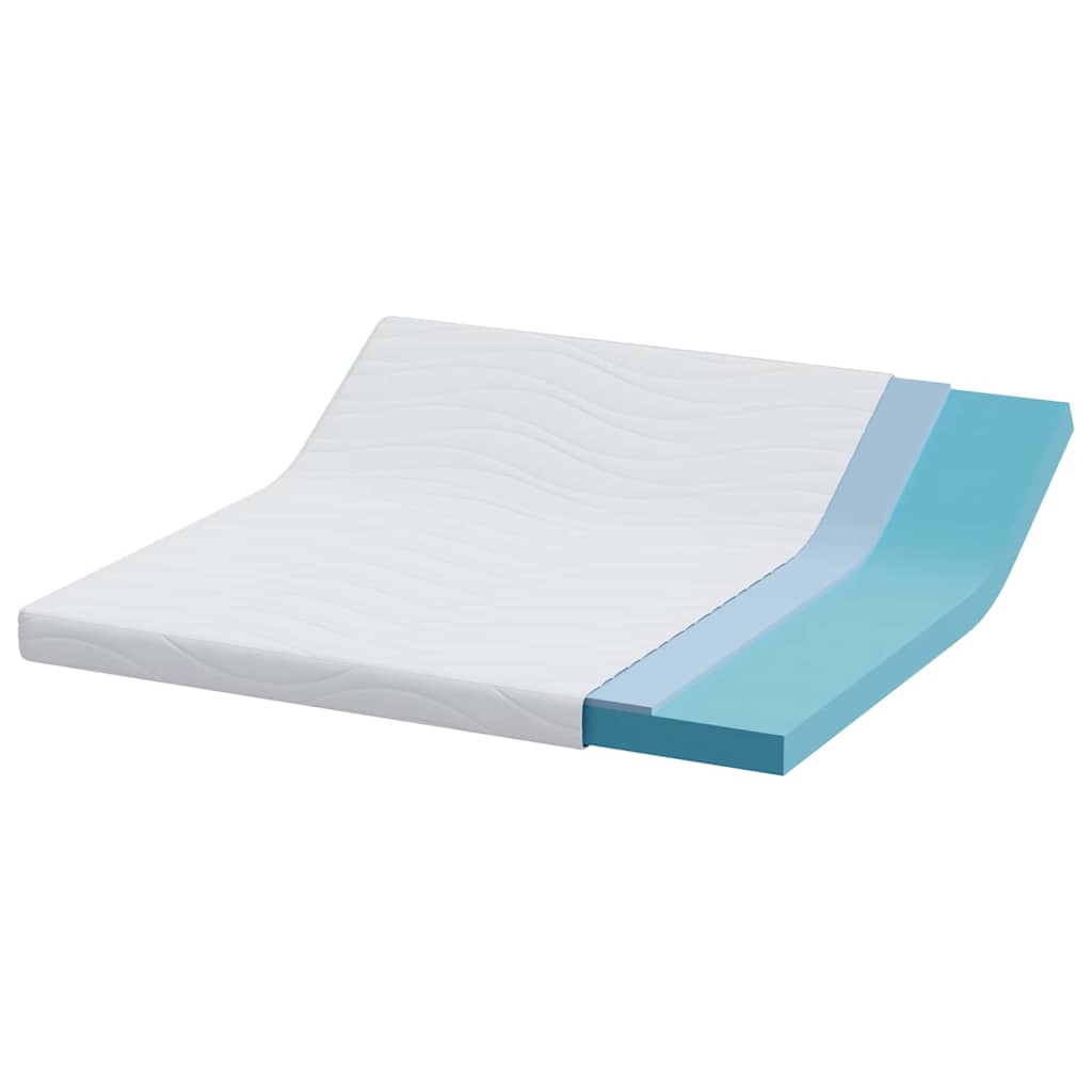 Materasso Bianco 200 x 200 cm Schiuma