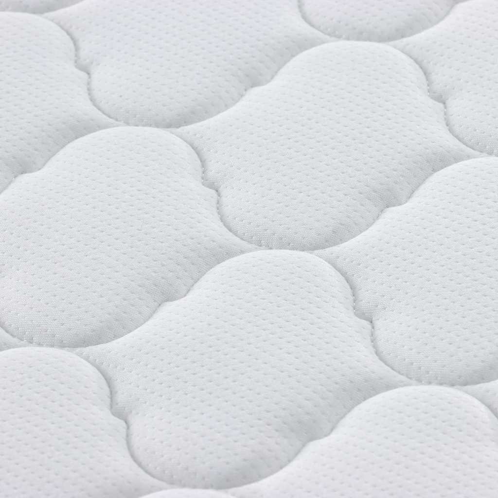 Materasso con Strato di Cocco Bianco 200 x 90 cm Schiuma PU