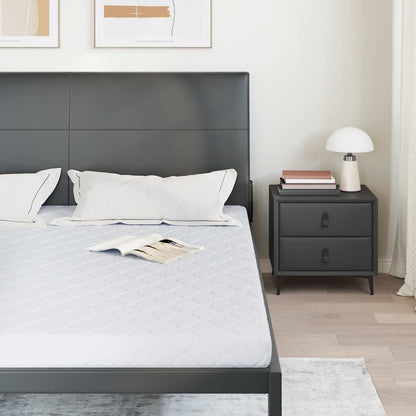 Materasso con Strato di Cocco Bianco 200 x 180 cm Schiuma PU