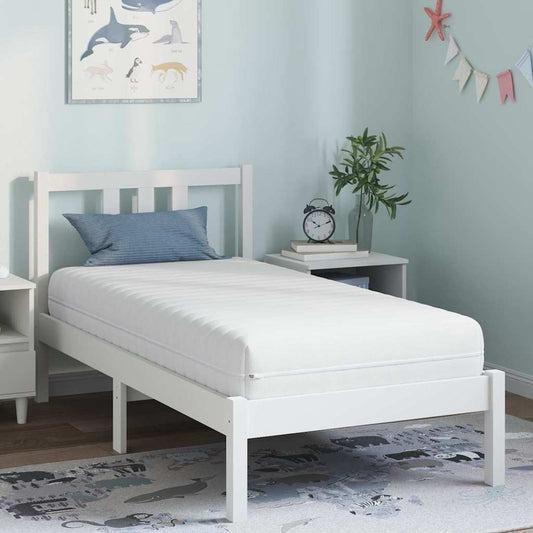 Materasso Bianco 80 x 160 cm Molle Insacchettate