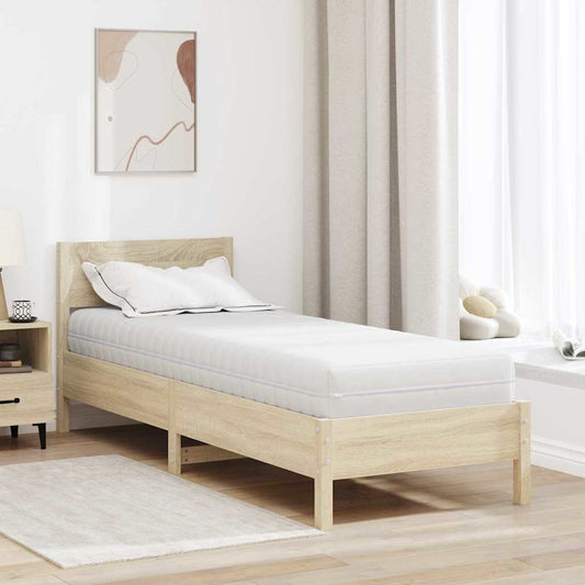 Materasso Bianco 80 x 200 cm Molle Insacchettate