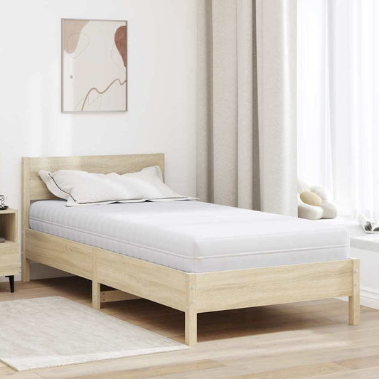 Materasso Bianco 100 x 200 cm Molle Insacchettate