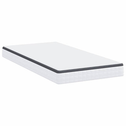 Materasso Bianco e Grigio 90 x 200 cm Molla Bonell