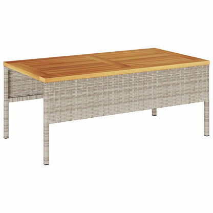 Set Divano da Giardino 6 pcs Grigio chiaro e grigio scuro