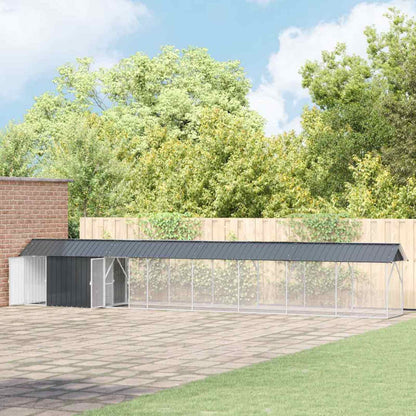 Gabbia per uccelli Antracite 844 x 103 x 142 cm Acciaio zincato