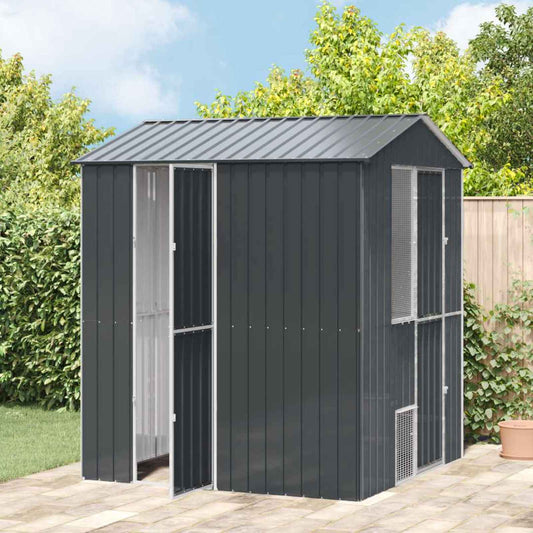 Gabbia per uccelli Antracite 215 x 210 x 247 cm Acciaio zincato - homemem39