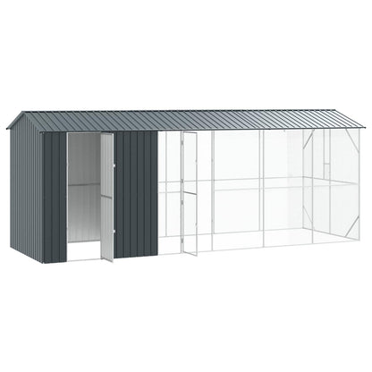 Gabbia per uccelli Antracite 645 x 208 x 247 cm Acciaio zincato | homemem39