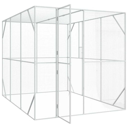 Gabbia per uccelli Antracite 210 x 304 x 213 cm Acciaio zincato