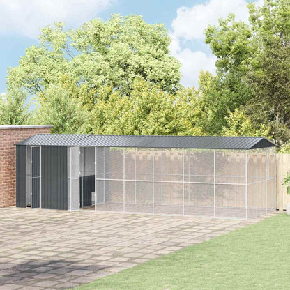 Gabbia per uccelli Antracite 860 x 310 x 247 cm Acciaio zincato