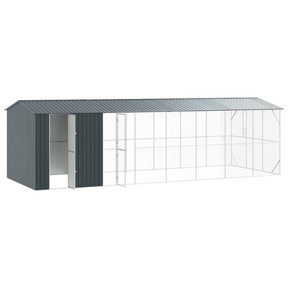 Gabbia per uccelli Antracite 860 x 310 x 247 cm Acciaio zincato