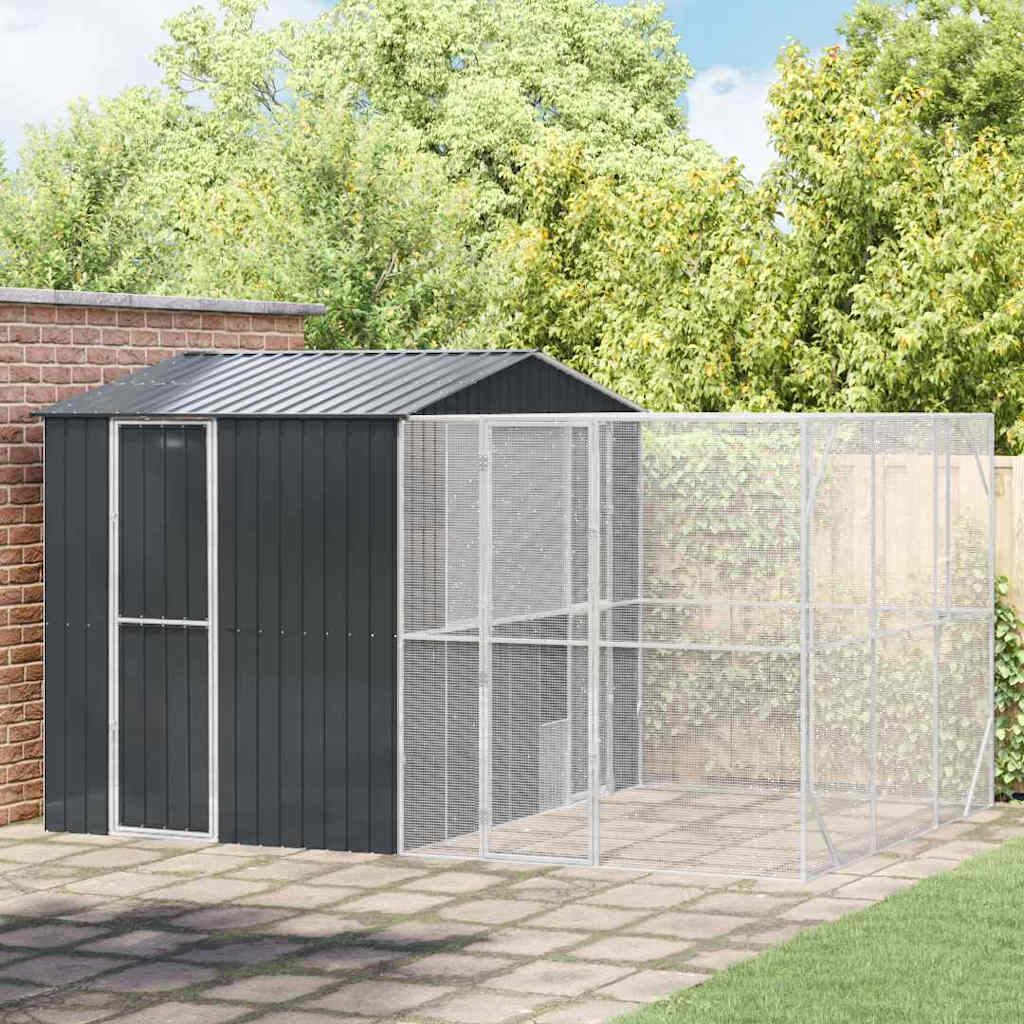 Gabbia per uccelli Antracite 425 x 304 x 247 cm Acciaio zincato | homemem39
