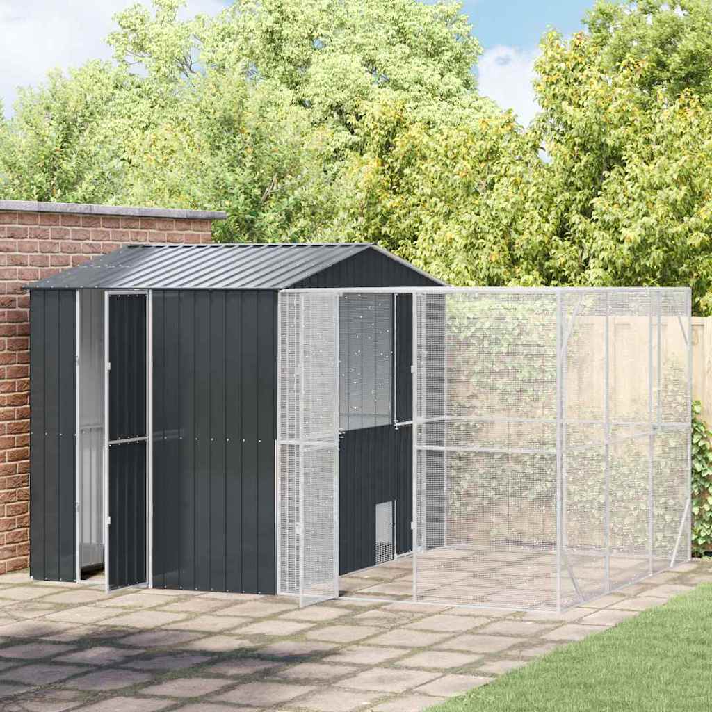 Gabbia per uccelli Antracite 425 x 304 x 247 cm Acciaio zincato | homemem39