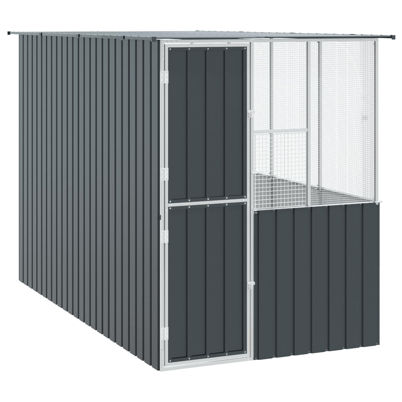 Gabbia per uccelli Antracite 165 x 318 x 200 cm Acciaio zincato | homemem39