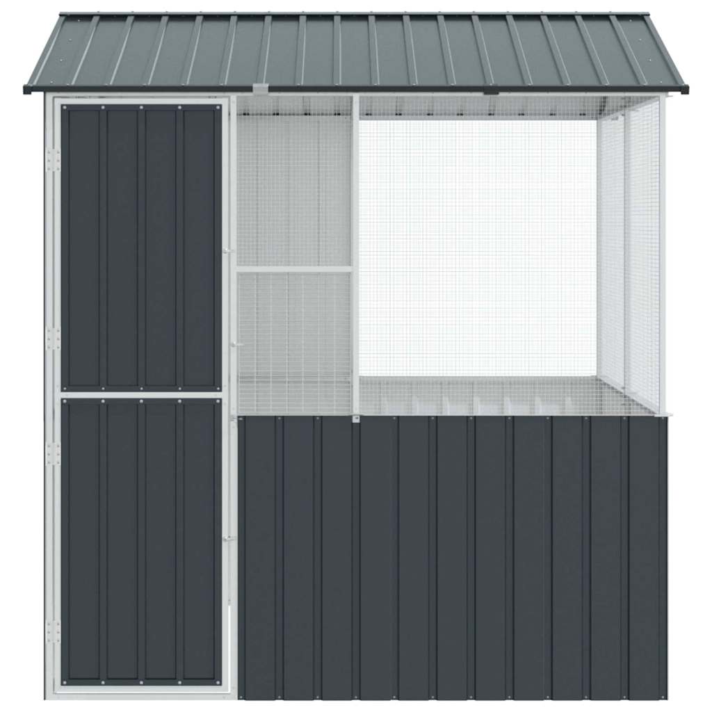 Gabbia per uccelli Antracite 215 x 209 x 230 cm Acciaio zincato | homemem39