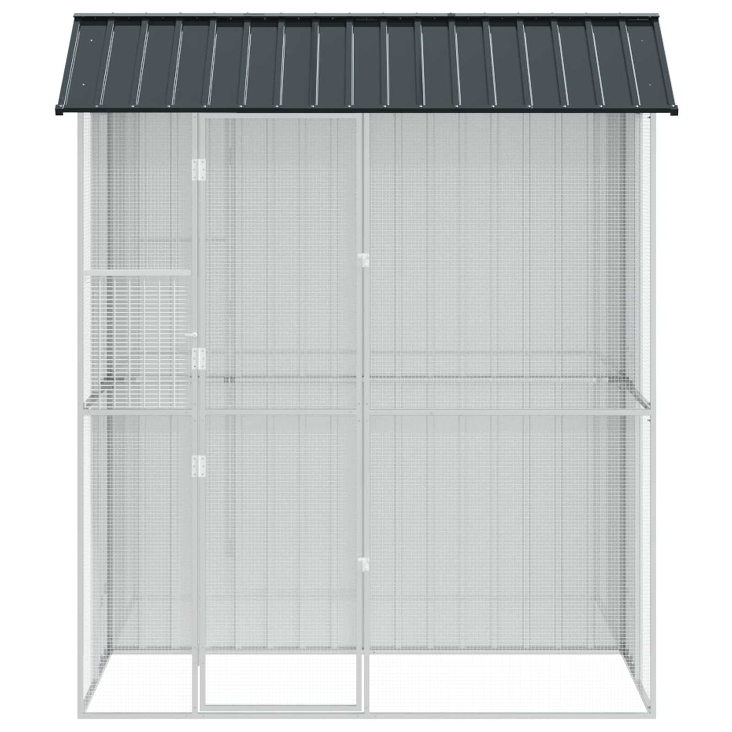 Gabbia per uccelli Antracite 215 x 110 x 247 cm Acciaio zincato | homemem39