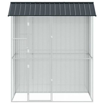 Gabbia per uccelli Antracite 215 x 110 x 247 cm Acciaio zincato | homemem39