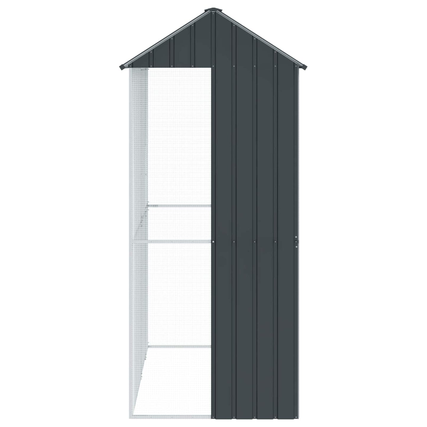 Gabbia per uccelli Antracite 215 x 110 x 247 cm Acciaio zincato | homemem39
