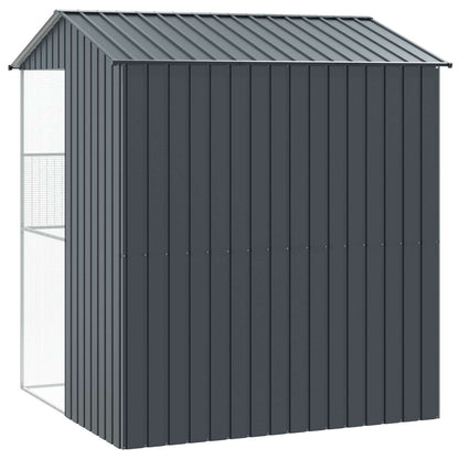 Gabbia per uccelli Antracite 215 x 210 x 247 cm Acciaio zincato - homemem39