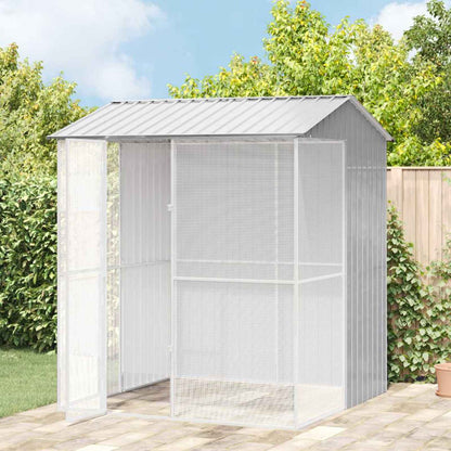 Gabbia per uccelli Grigio 215 x 210 x 247 cm Acciaio zincato | homemem39