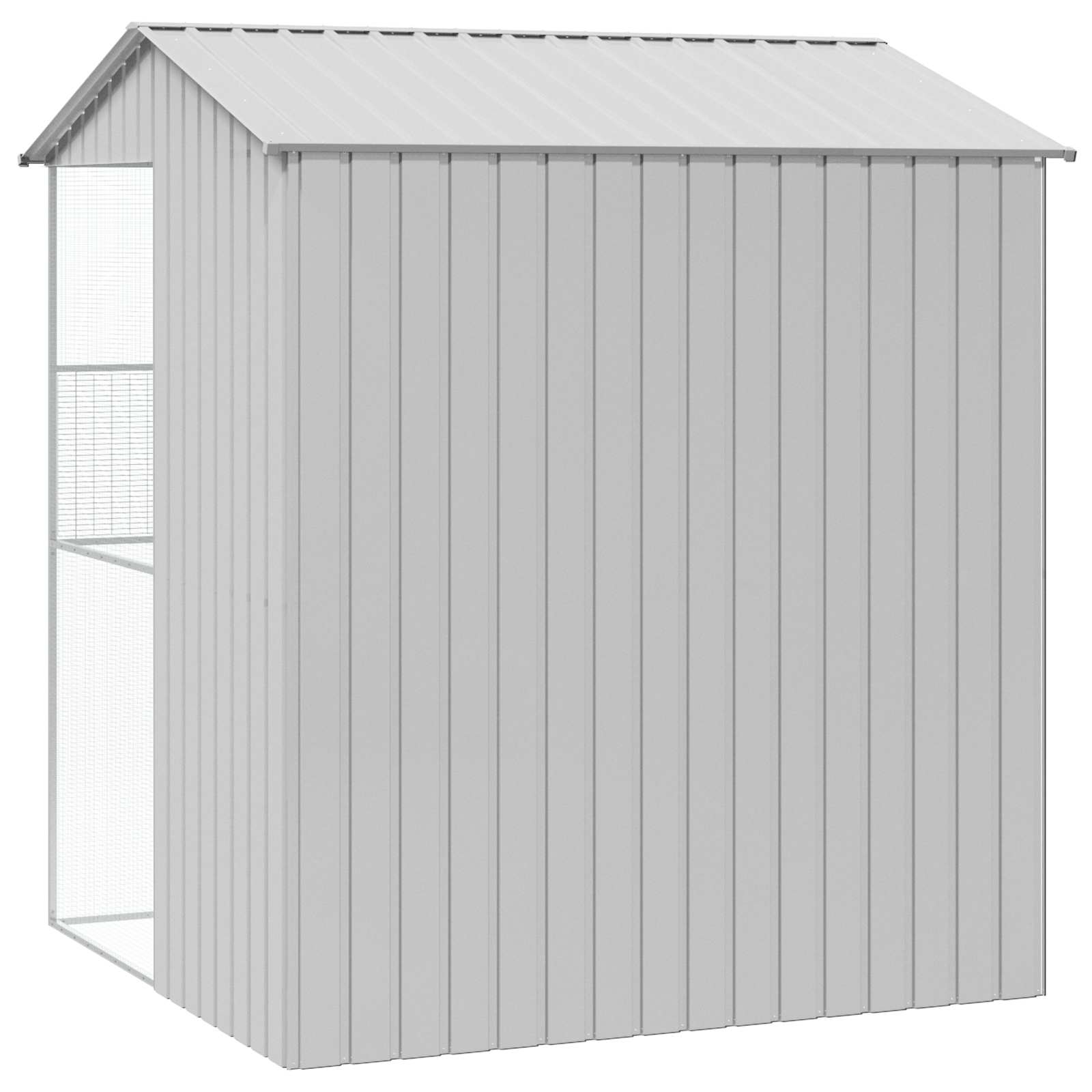 Gabbia per uccelli Grigio 215 x 210 x 247 cm Acciaio zincato | homemem39