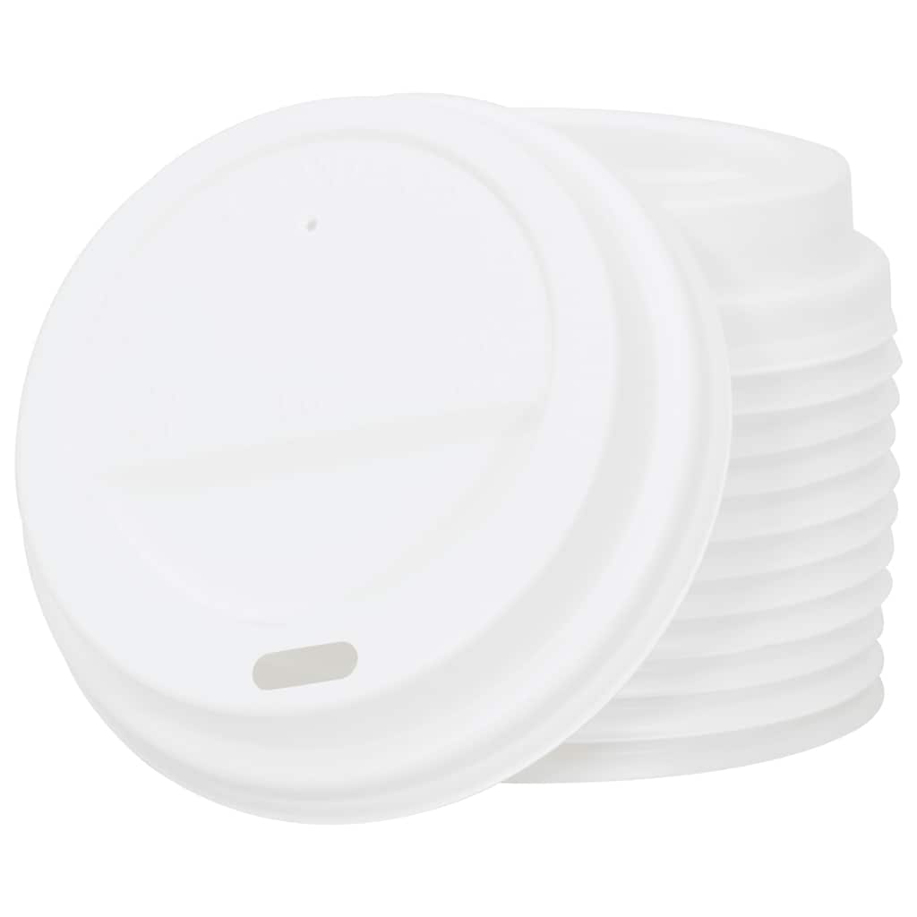 Tazze da Caffè in Carta con Coperchi 1000 pz 8oz 240 ml | homemem39