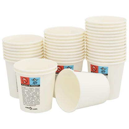 Tazze da Caffè in Carta con Coperchi 1000 pz 4oz 100 ml | homemem39
