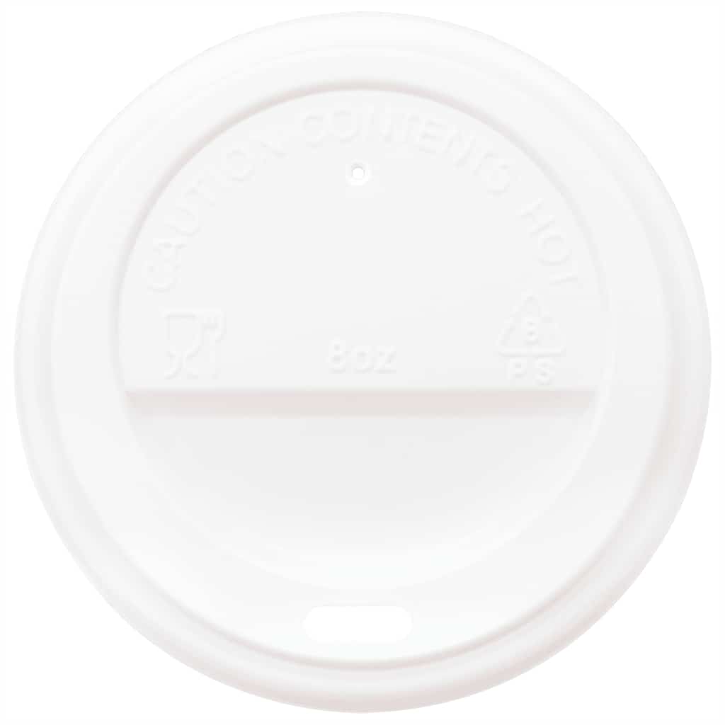 Tazze da Caffè in Carta con Coperchi 1000 pz 8oz 200 ml | homemem39