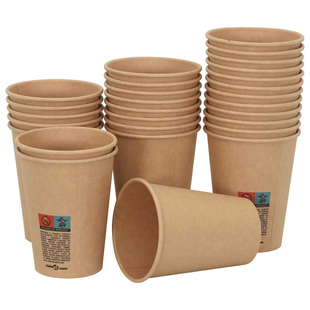 Tazze da Caffè in Carta con Coperchi 1000 pz 12oz 300 ml | homemem39