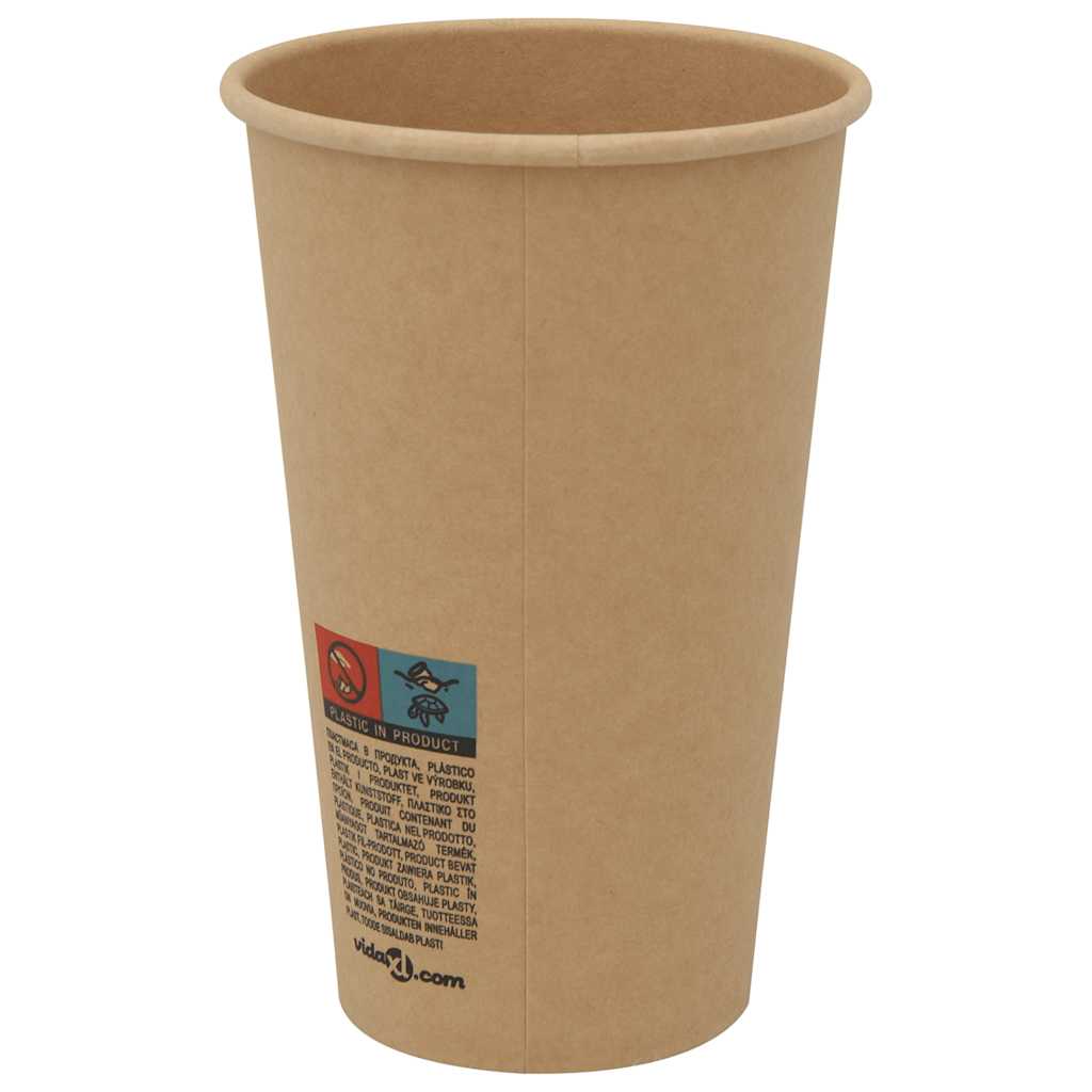 Tazze da Caffè in Carta con Coperchi 1000 pz 16oz 400 ml | homemem39