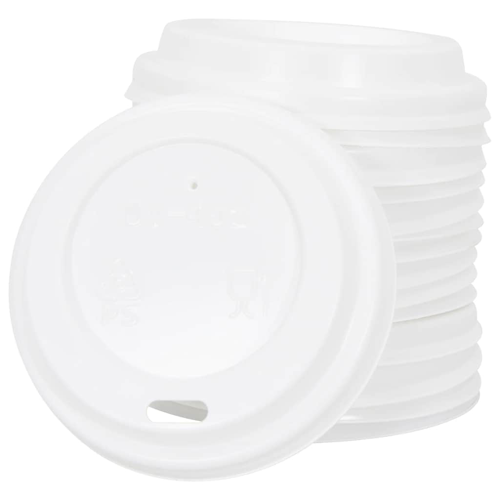 Tazze da Caffè in Carta con Coperchi 1000 pz 4oz 100 ml | homemem39