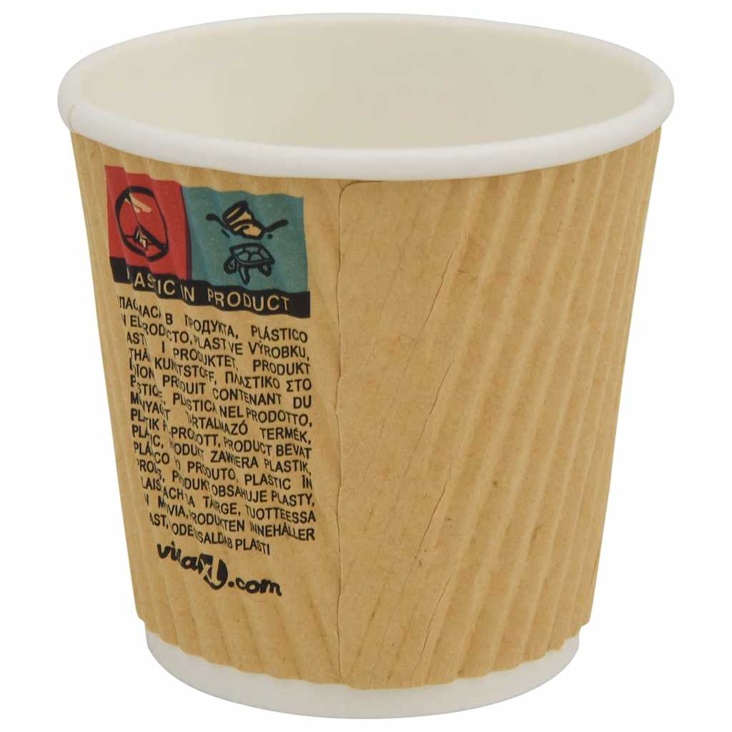 Tazze da Caffè in Carta con Coperchi 1000 pz 4oz 100 ml | homemem39