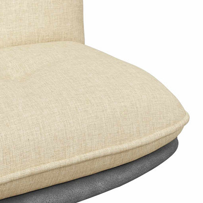 Sedia da Ufficio Girevole Crema in Tessuto