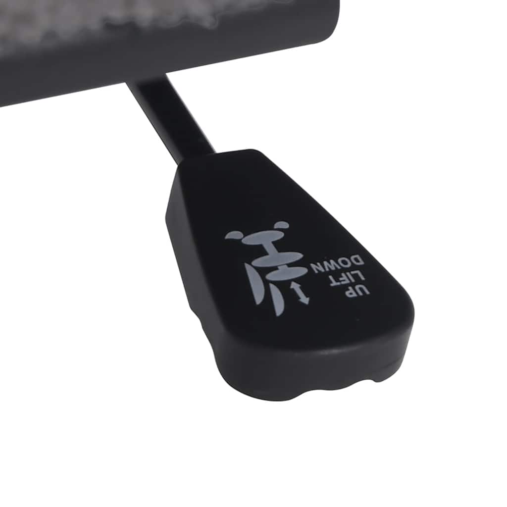 Sedia da Ufficio Girevole Riccio Grigio Scuro Effetto Lana - homemem39