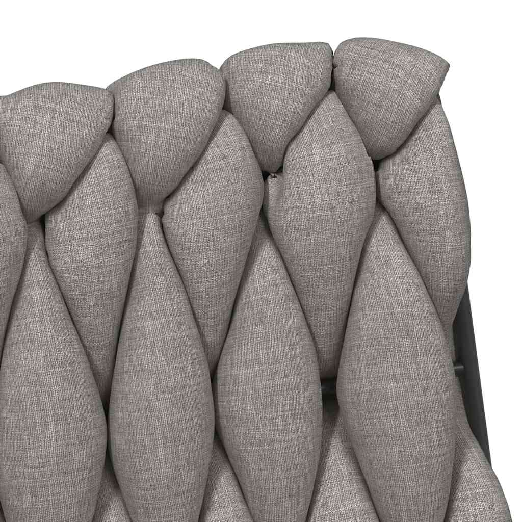 Sedia da Ufficio Girevole Grigio Chiaro in Tessuto - homemem39