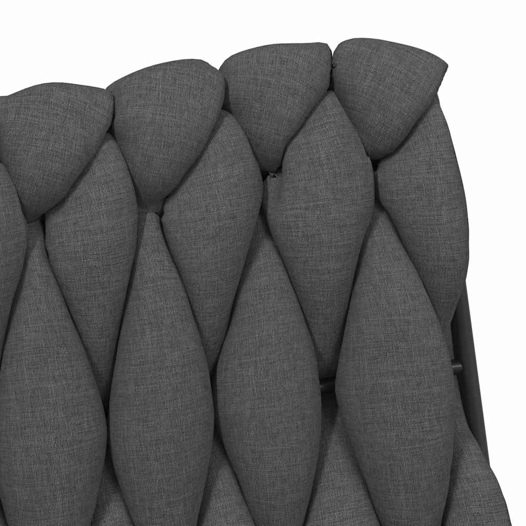 Sedia da Ufficio Girevole Grigio Scuro in Tessuto - homemem39