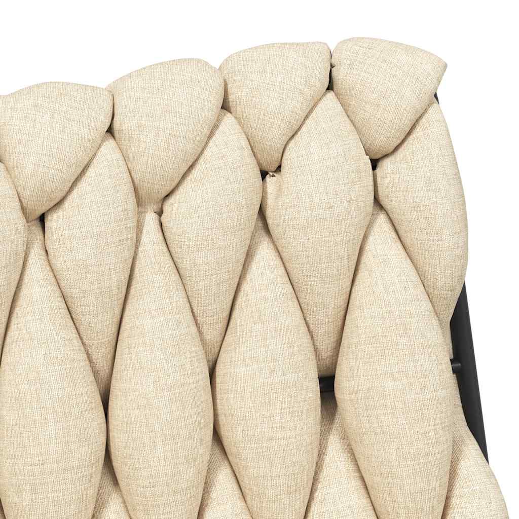 Sedia da Ufficio Girevole Crema in Tessuto - homemem39