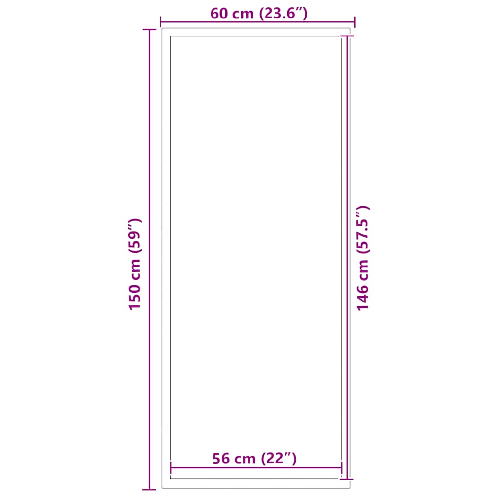 Zerbino Antracite 60x150 cm | homemem39