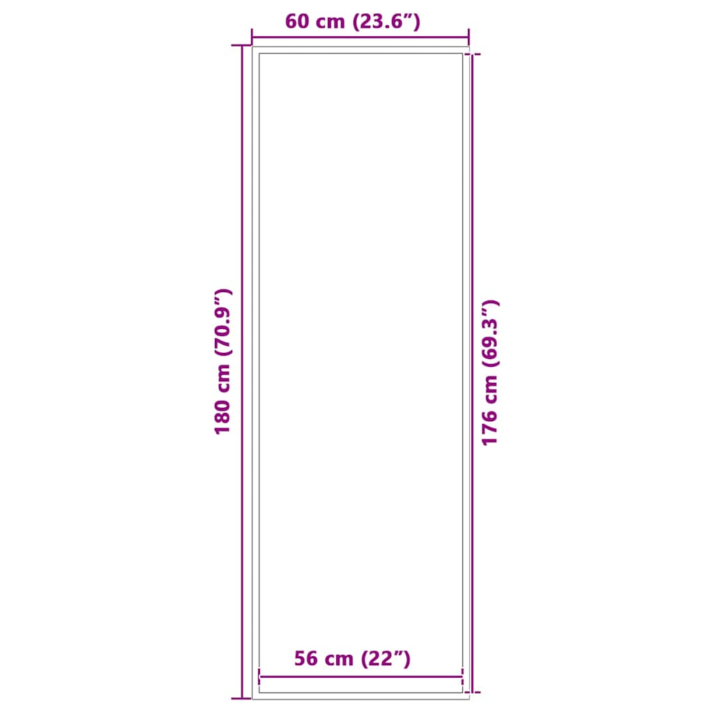 Zerbino Antracite 60x180 cm | homemem39