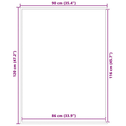 Zerbino Antracite 90x120 cm | homemem39