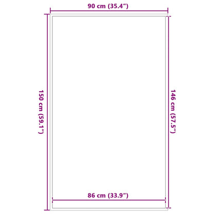 Zerbino Antracite 90x150 cm | homemem39