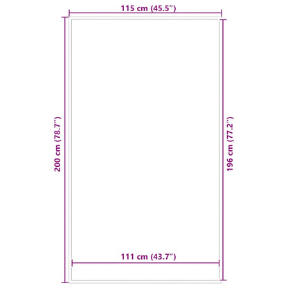 Zerbino Antracite 115x200 cm | homemem39