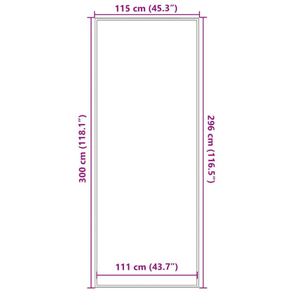Zerbino Antracite 115x300 cm | homemem39