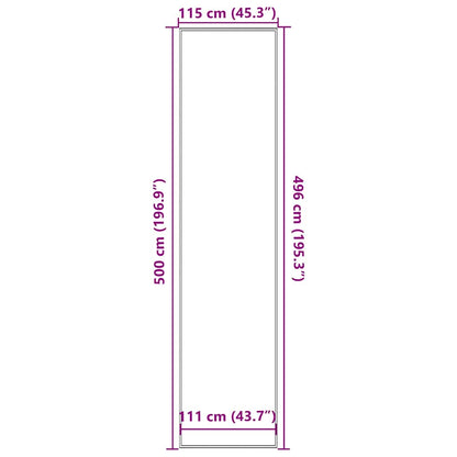 Zerbino Antracite 115x500 cm | homemem39