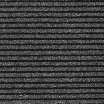 Zerbino a Strisce Nere e Grigie 90x150 cm | homemem39