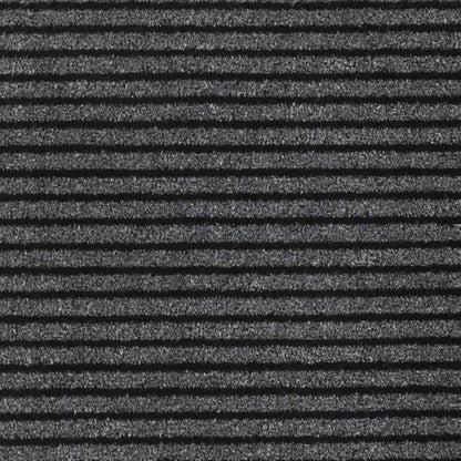 Zerbino a Strisce Nere e Grigie 115x200 cm | homemem39