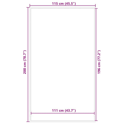Zerbino a Strisce Nere e Grigie 115x200 cm | homemem39