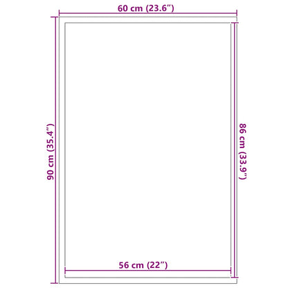 Zerbino Nero 60x90 cm