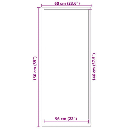 Zerbino Marrone 60x150 cm