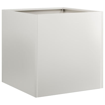 Fioriera 40x40x40 cm in Acciaio Inox - homemem39