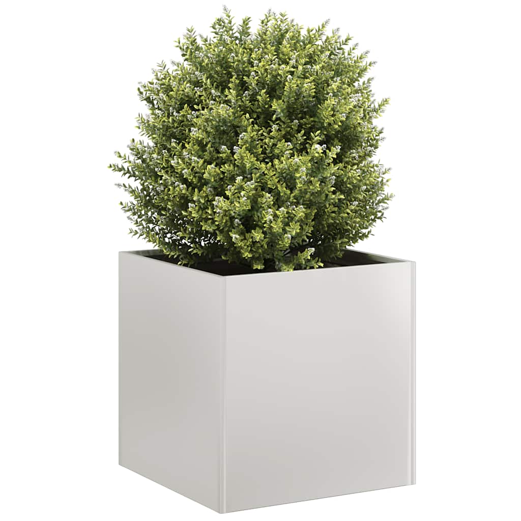 Fioriera 40x40x40 cm in Acciaio Inox - homemem39